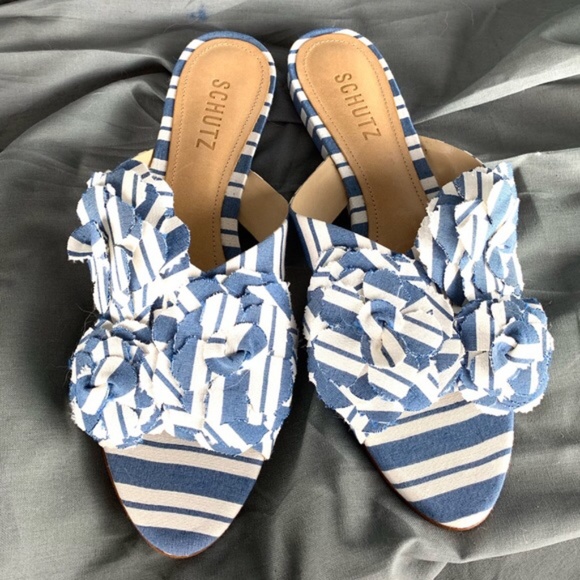 Schutz Shoes - HP💝Schultz Ilaria Blue Adorable Sandals sz 10